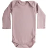 Minimalisma Sale Organic Cotton Nebel Baby Body - Dusty Rose