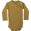 Minimalisma Sale Organic Cotton Morris Baby Body - Golden Leaf