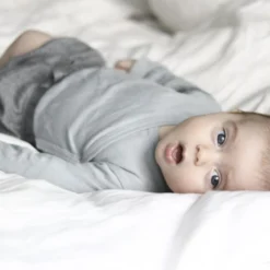 Minimalisma Organic Cotton Mini Baby Top - Powder Blue Sale