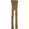 Minimalisma Silk/Cotton Bieber Rib Pants - Golden Leaf