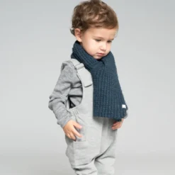 Minimalisma Alpaca Kram Scarf - Navy Teal Hats / Scarves / Mittens