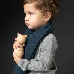 Minimalisma Alpaca Kram Scarf - Navy Teal Hats / Scarves / Mittens