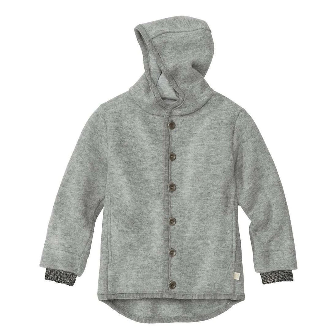 Disana Boiled Wool Jacket - Grey Jackets