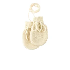 Disana Knitted Merino Mittens - Natural Hats / Scarves / Mittens