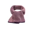 Disana Knitted Merino Scarf - Plum/Rose