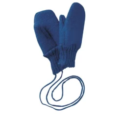 Disana Boiled Wool Gloves - Navy