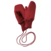Disana Hats / Scarves / Mittens Boiled Wool Gloves - Bordeaux