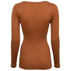 Minimalisma Womens Gerda Silk/Cotton Top - Rooibos New