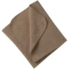 Engel Merino Fleece Baby Blanket With Shell Edging- Walnut Blankets & Swaddles