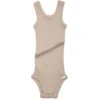 Minimalisma Bodies & Jumpsuits Merino Aarhus Tank Baby Body - Sand