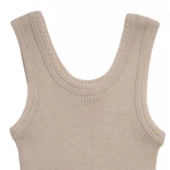 Minimalisma Bodies & Jumpsuits Merino Aarhus Tank Baby Body - Sand