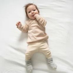 Minimalisma Merino Cross Over Cardigan - Sand