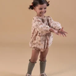 Apolina Sale Baby Sissy Romper - Loaf Tin Floral Melba