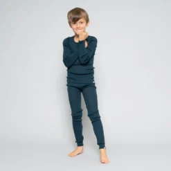Minimalisma Tops Merino Atlantic Top - Navy Teal