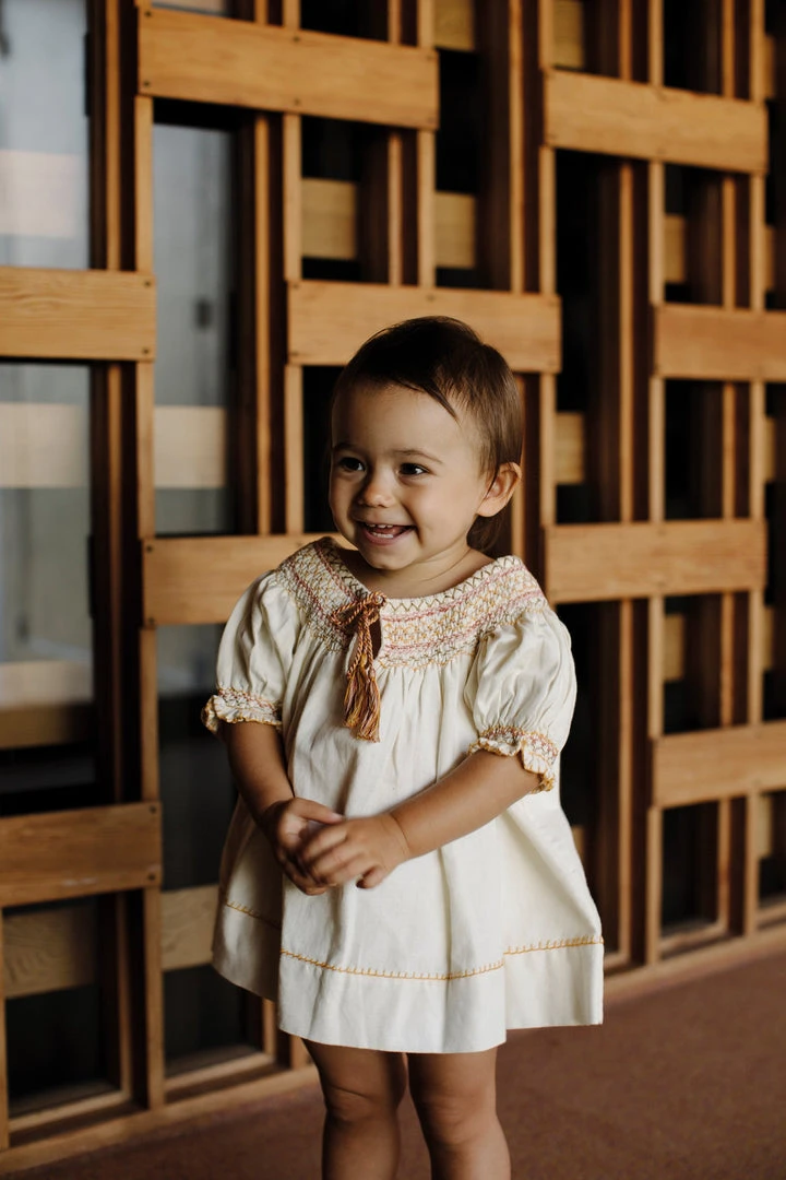 Apolina Sale Baby Verna Dress - Ivory