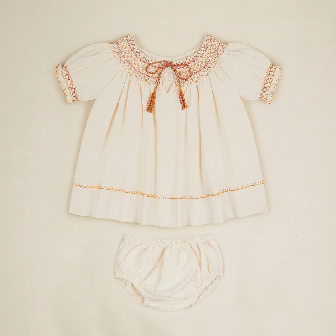 Apolina Sale Baby Verna Dress - Ivory