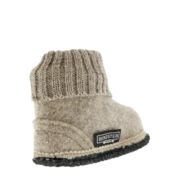 Bergstein Cozy Adults Wool Slipper - Beige Booties & Slippers