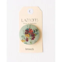 Lazybones Nasturtium Brooch Womens