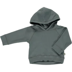 Poudre Organic Sale Organic Cotton Fleece Hooded Jumper - Stormy Weather