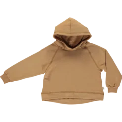 Poudre Organic Sale Organic Cotton Fleece Hooded Jumper - Brown Sugar