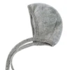 Engel Fleecy Baby Bonnet - Grey