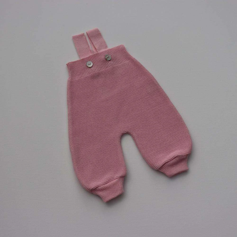 Selana Organic Cotton Baby Dungarees - Rose