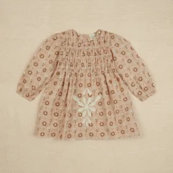 Apolina Sale Kari Smock Dress - Loaf Tin Floral Melba (last One - 7-9y)