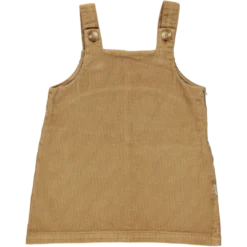 Poudre Organic Organic Corduroy Pinafore - Brown Sugar Sale