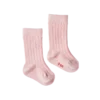 Nature Baby Organic Cotton Rib Socks - Rose Bud