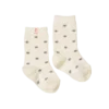 Nature Baby Organic Cotton Socks - Grey Polka Dot