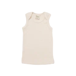 Nature Baby Pointelle Singlet - Natural