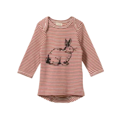 Nature Baby Simple Tee - Burlon Bunny Print
