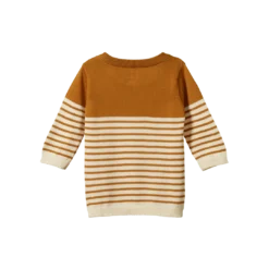 Nature Baby Sale Light Cotton Knit Jumper - Harvest Sailor Stripe