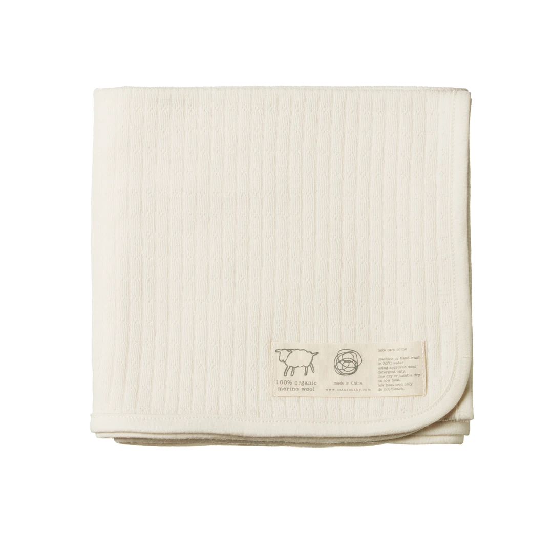 Nature Baby New Merino Pointelle Wrap