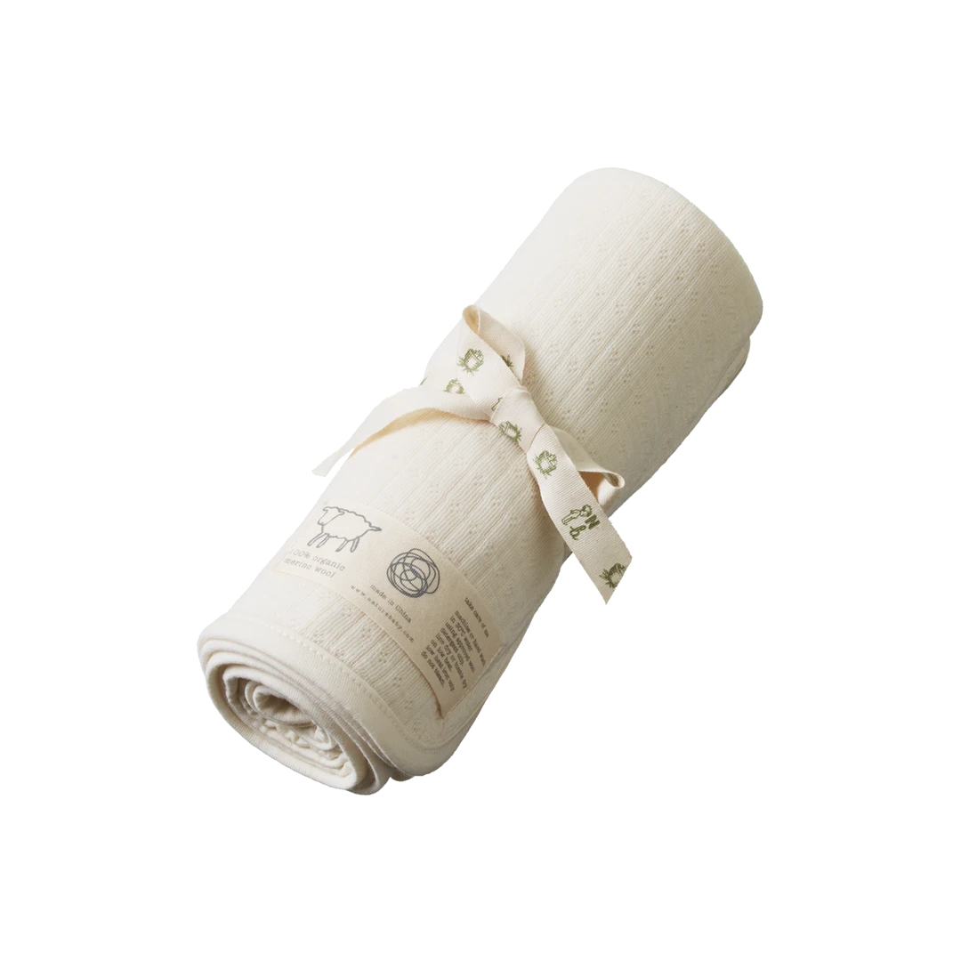Nature Baby New Merino Pointelle Wrap