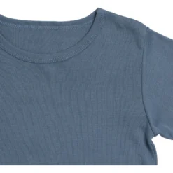 Minimalisma Tops Organic Cotton Nimbus LS Tee - Steel Blue