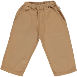 Poudre Organic Organic Cotton & Linen Trousers - Brown Sugar