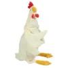 Senger Play Large Cuddly Animal Chicken - White