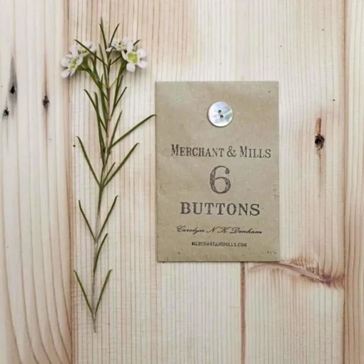 Merchant & Mills - Mother Of Pearl Buttons (6) Haberdashery