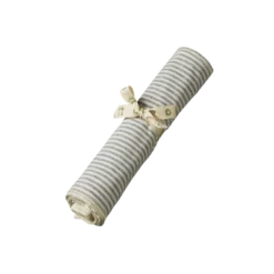 Nature Baby New Jersey Face Cloths - Natural/Grey Marl Stripe (10 Pack)