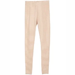 Serendipity Organics Organic Cotton Child Leggings - Desert/Off White Stripe New