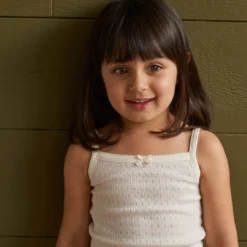 Nature Baby Singlets & Underwear Pointelle Camisole - Natural