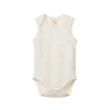 Nature Baby Pointelle Singlet Bodysuit - Natural Bodies & Jumpsuits