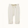 Nature Baby Pointelle Drawstring Pants - Natural
