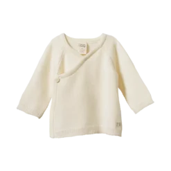 Nature Baby Merino Knit Kimono Jacket - Natural New