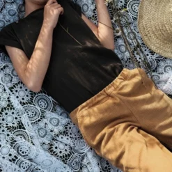 Poudre Organic Organic Cotton Chunky Corduroy Pants - Brown Sugar Sale