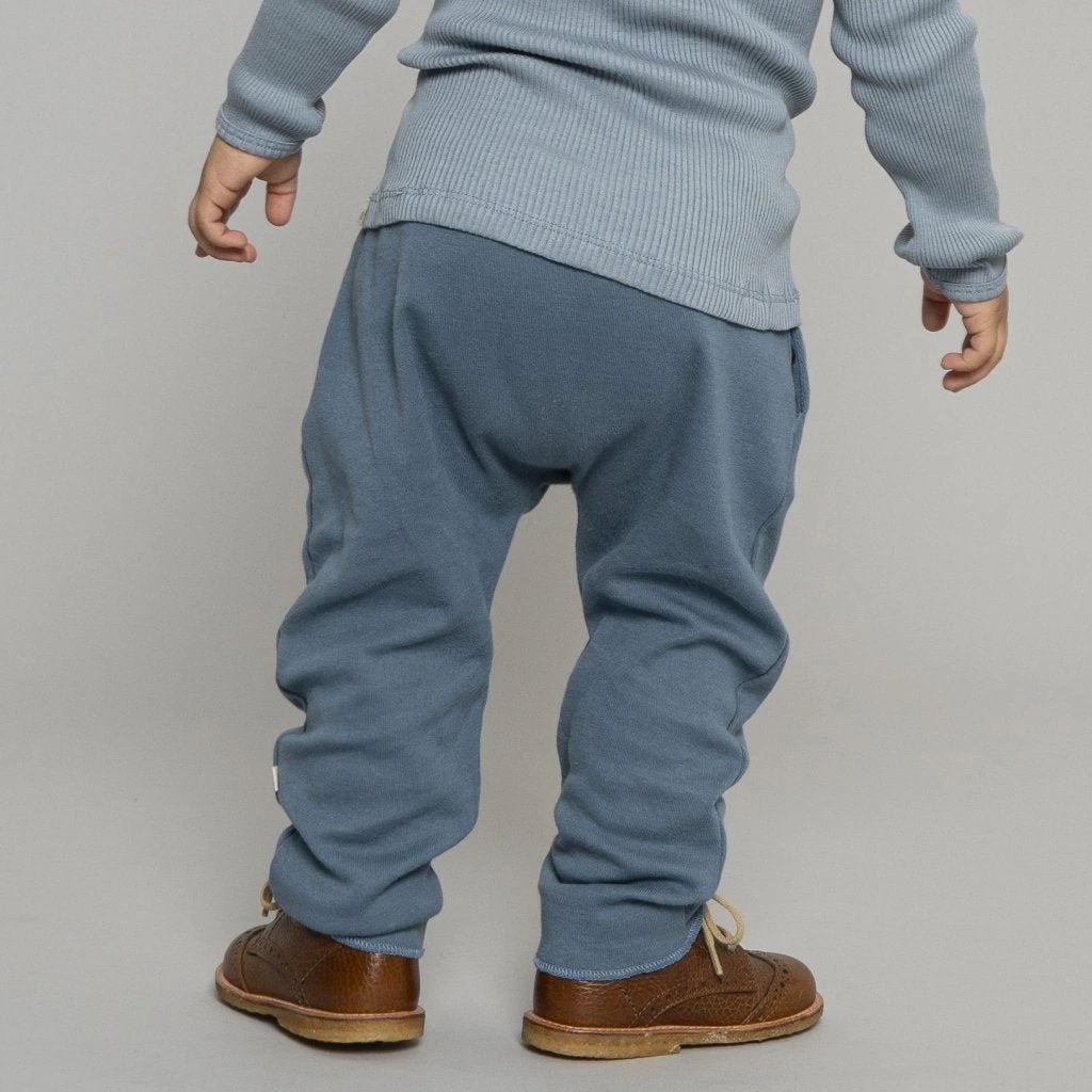 Minimalisma Organic Cotton Nordic Pants - Steel Blue Sale