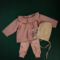 Poudre Organic Sale Organic Cotton Frill Blouse - Light Mahogany