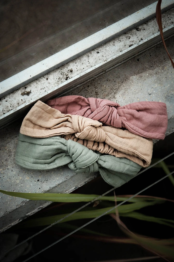 Poudre Organic Organic Cotton Headband - Indian Tan