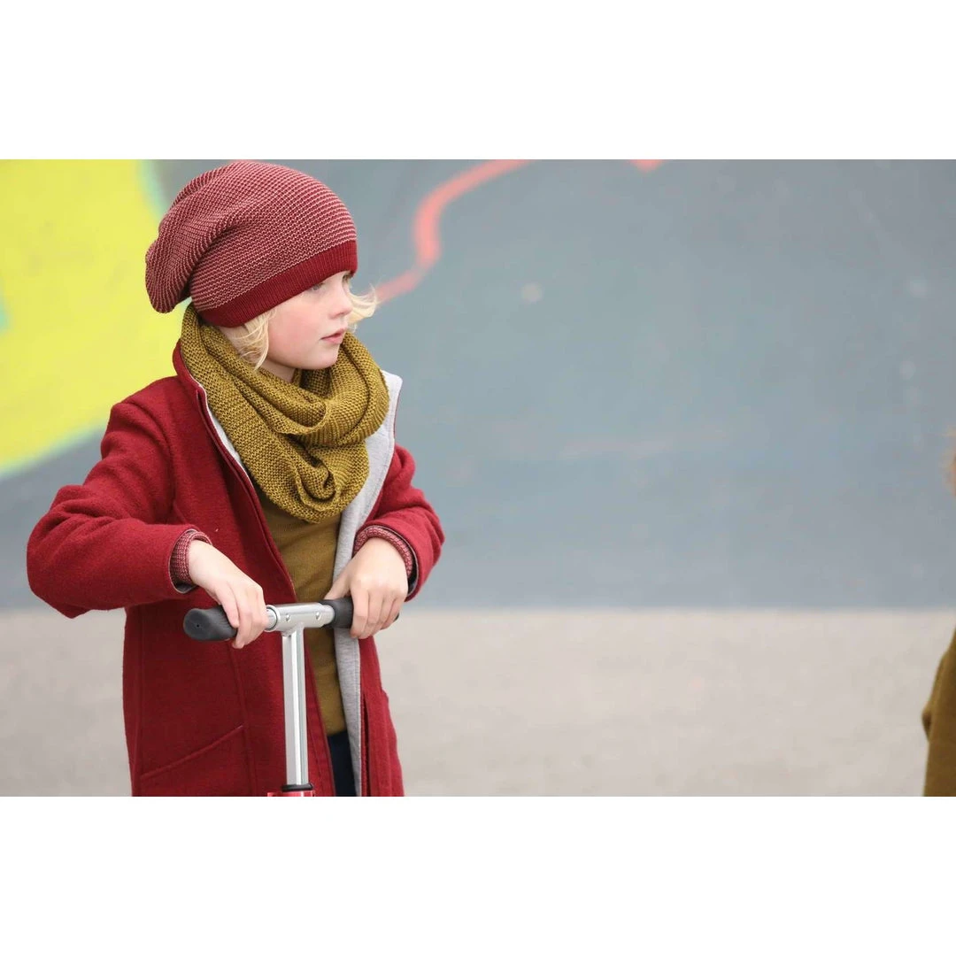 Disana Organic Merino Child Loop Scarf - Curry/Gold Sale